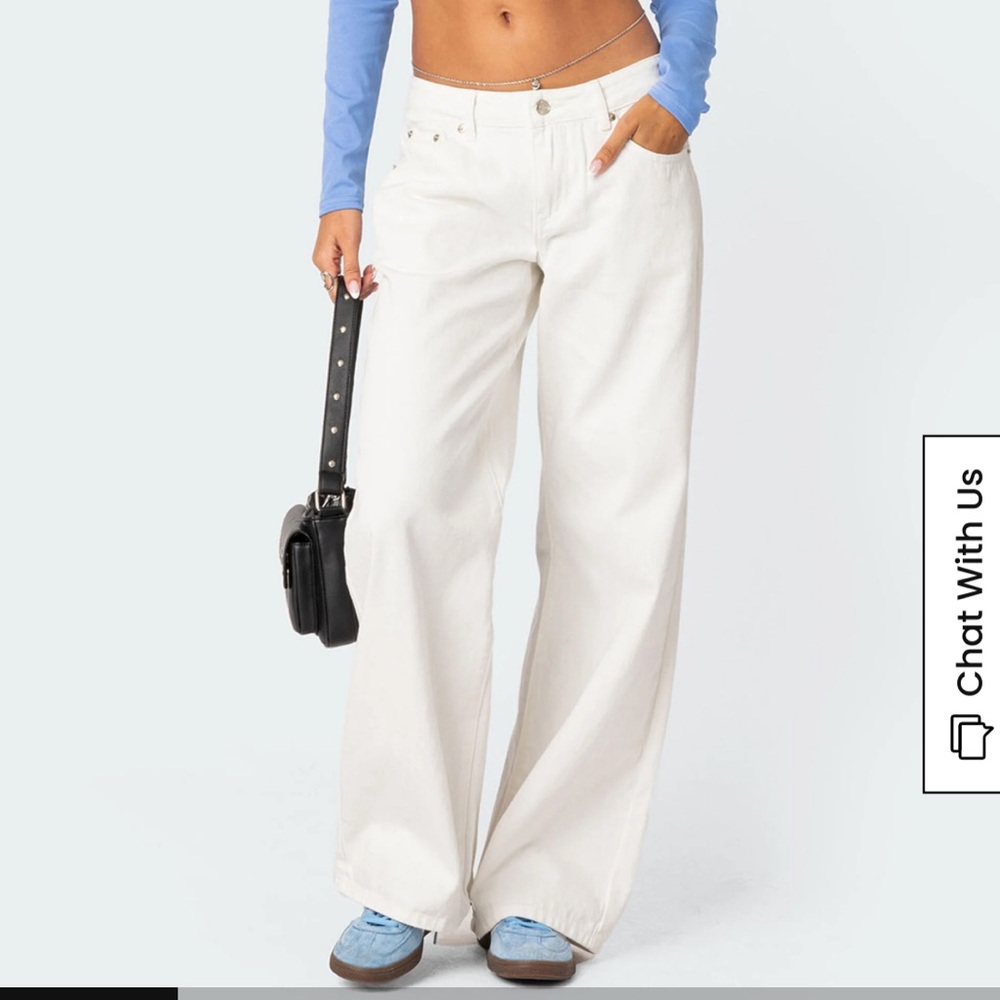 NWT: Edikted low rise slouchy jeans